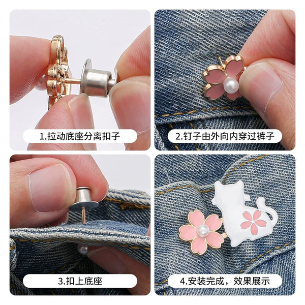 Cute Cat Waist Buckles