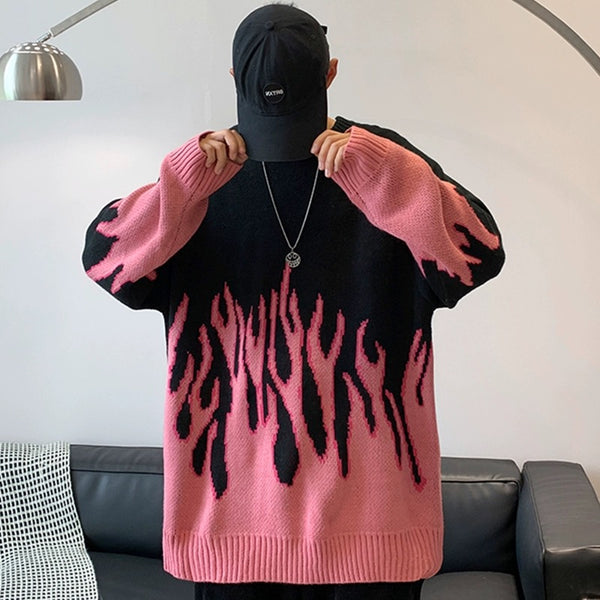 Harajuku Flame Sweater