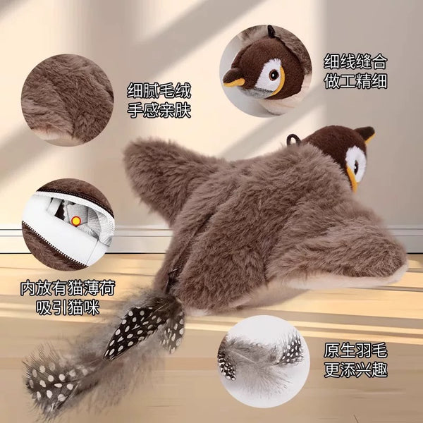 Cute Bird Cat Toy