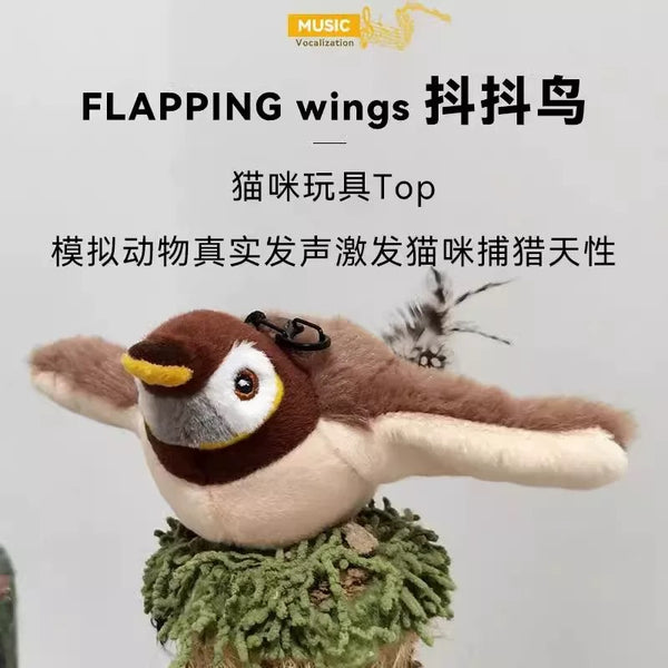 Cute Bird Cat Toy