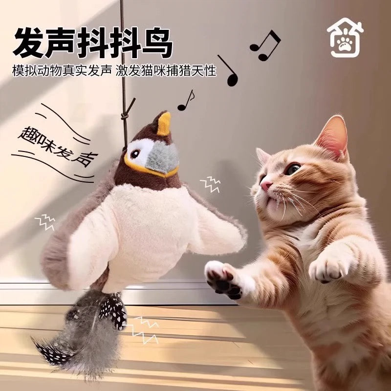 Cute Bird Cat Toy