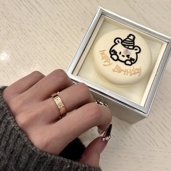 Cute Bear Ring Box