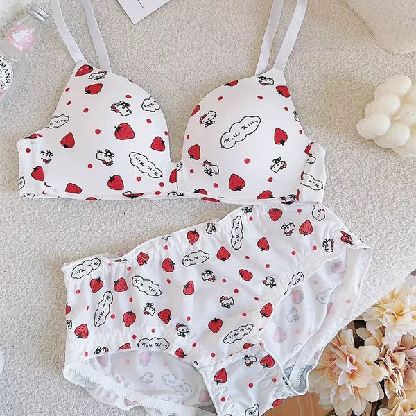 Kawaii Kitty Underwear Set