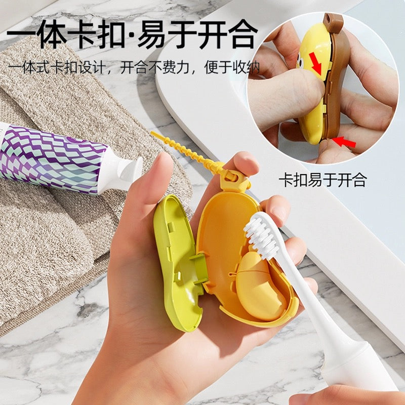 Cute Banana Toothbrush Storage Box – ivybycrafts