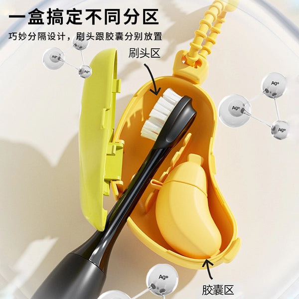 Cute Banana Toothbrush Storage Box