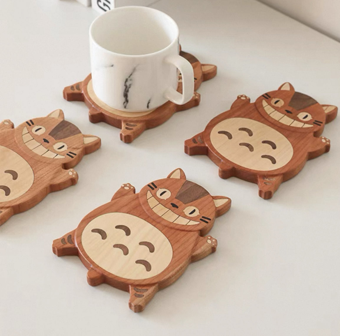 Funny Totoro Cup Mat