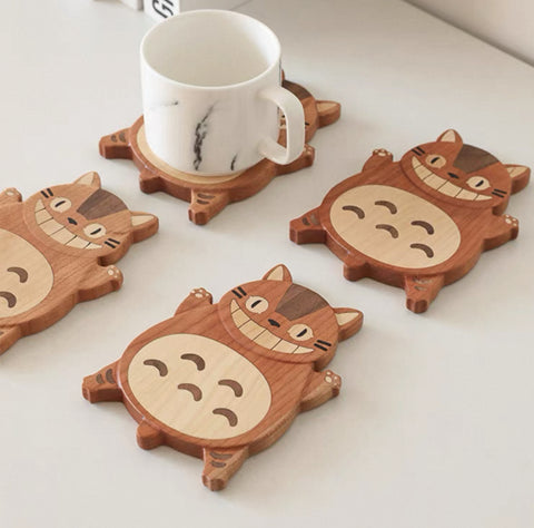Funny Totoro Cup Mat