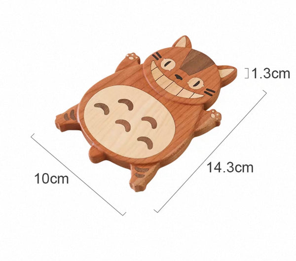 Funny Totoro Cup Mat