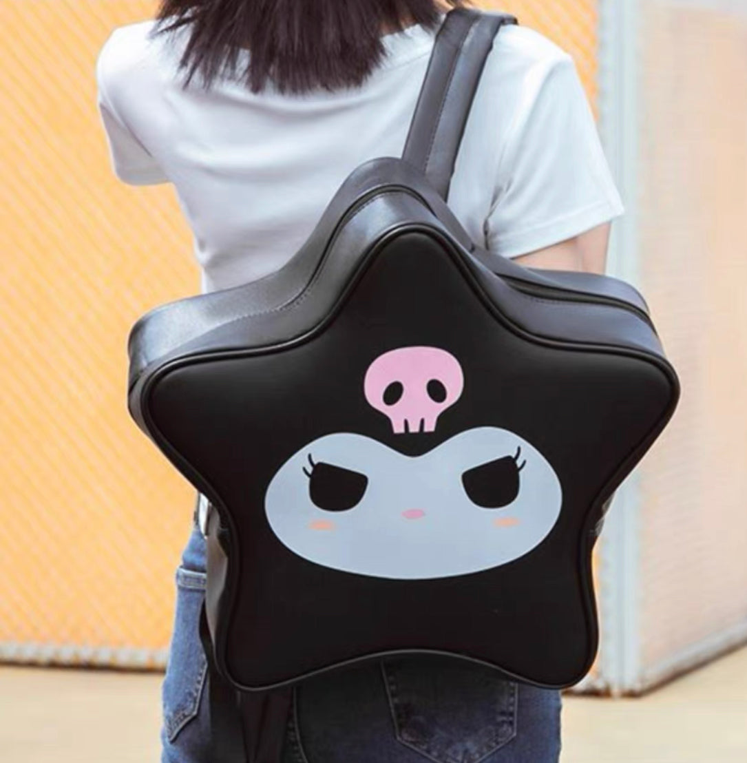 Cute Star Kuromi Backpack