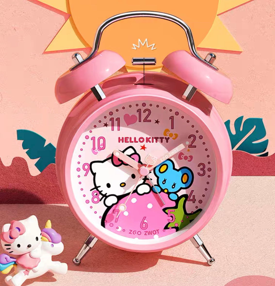 Strawberry Kitty Alarm Clock