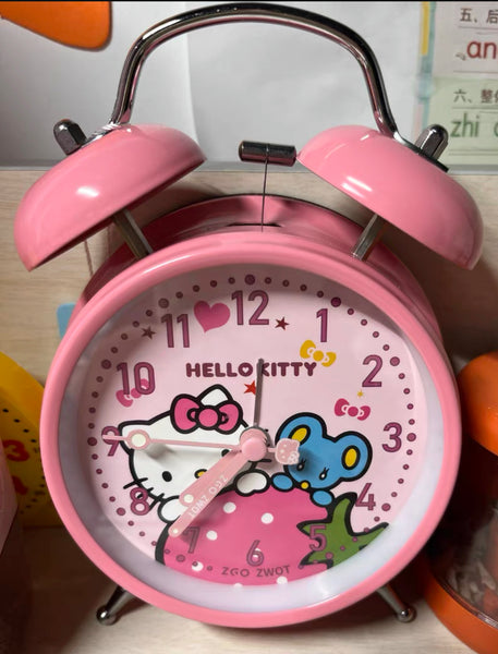 Strawberry Kitty Alarm Clock