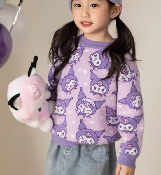 Cute Kuromi Sweater For Childen