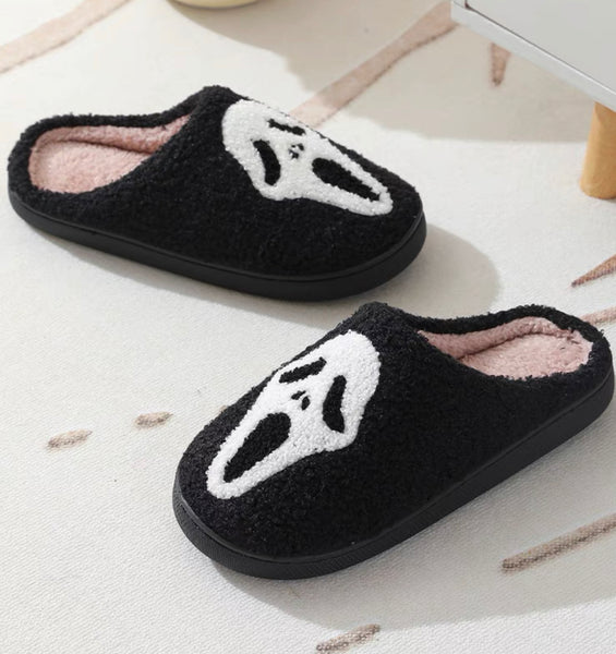 Funny Skull Slippers