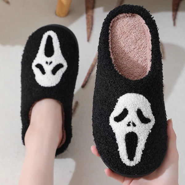 Funny Skull Slippers