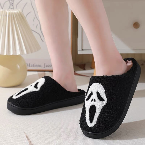 Funny Skull Slippers