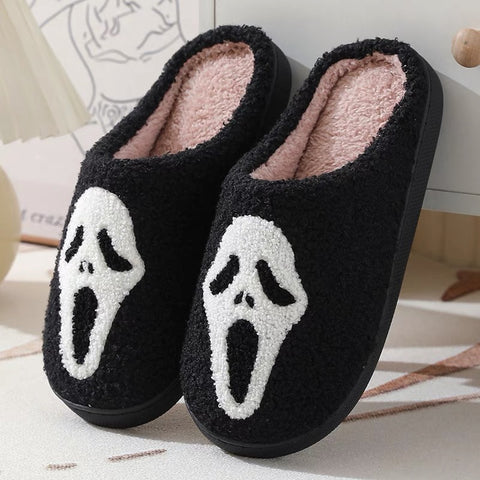 Funny Skull Slippers