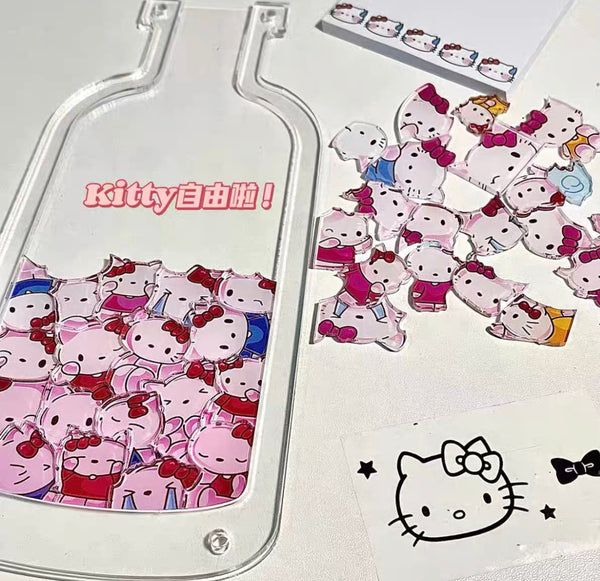 Cute Cartoon Drift Bottle Puzzle