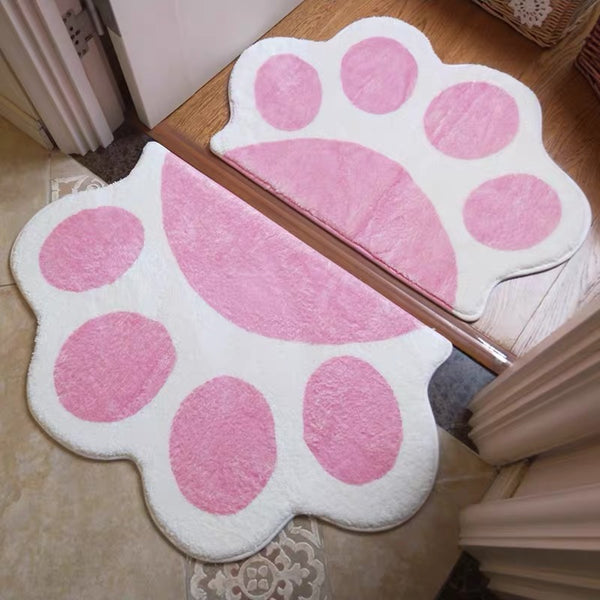 Kawaii Paw Floor Mat