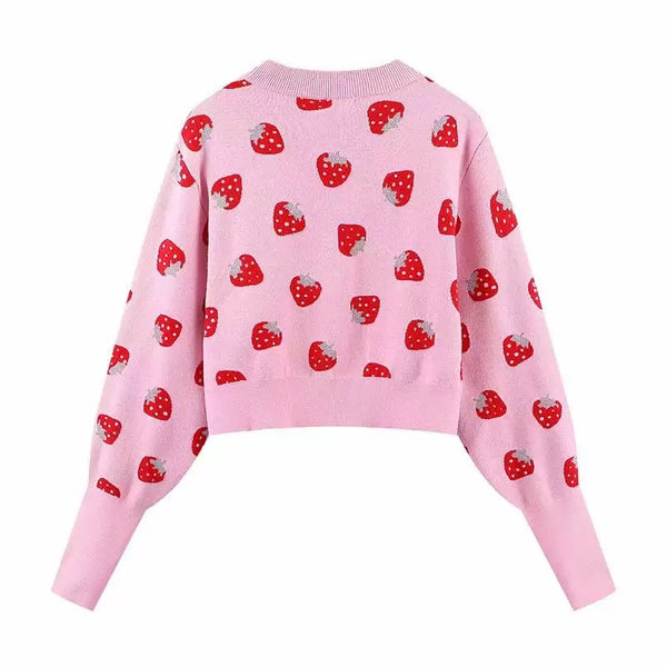 Sweet Strawberries Sweater