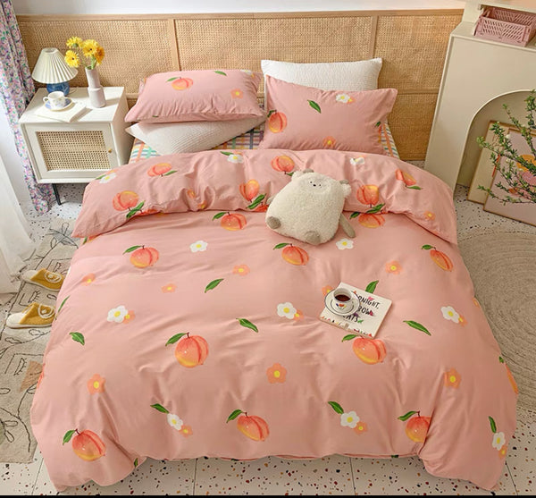 Lovely Peaches Bedding Set
