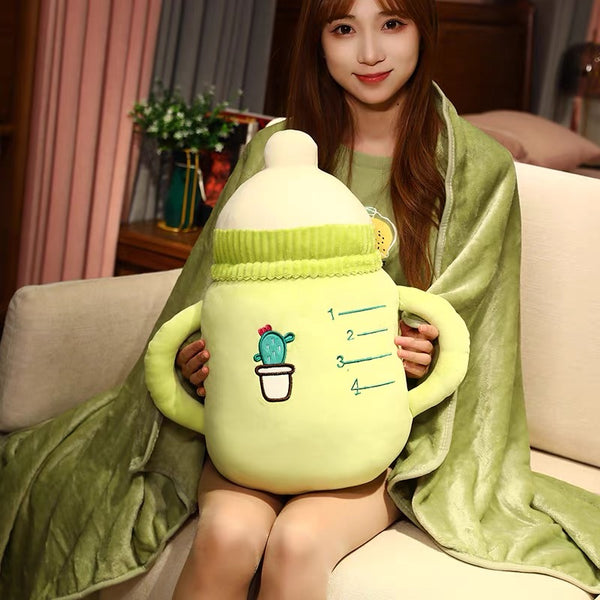 Funny Bottle Pillow & Blanket