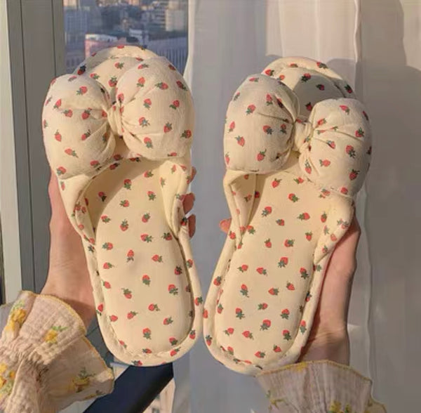 Little Strawberry Slippers