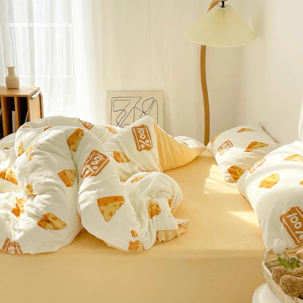 Soft Cheese Bedding Set