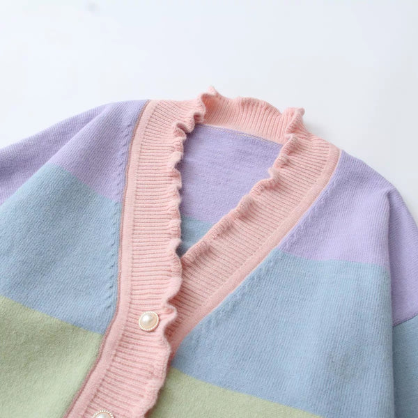 Rainbow Sweater Coat