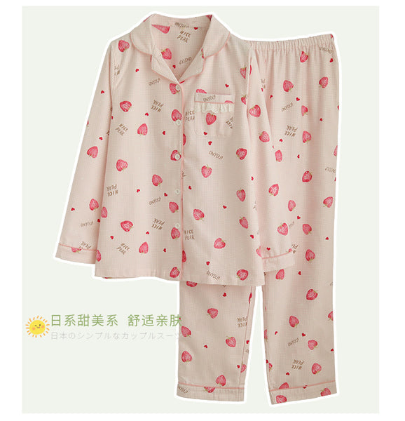 Cute Strawberry Pajamas