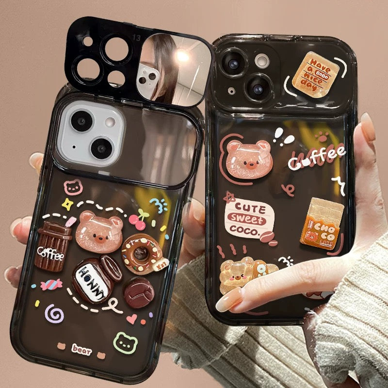 Bear Phone Case For Iphone7/7P/8/8plus/X/XS/XR/XSmax/11/11pro/11pro max/12/12pro/12proMax/13/13pro/13promax/14/14pro/14promax