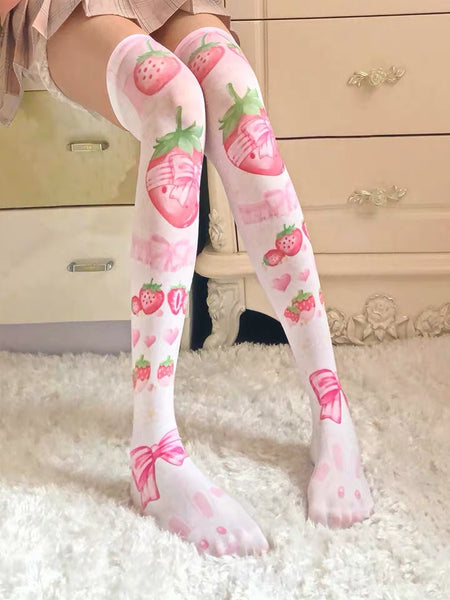 Sweet Strawberry Socks