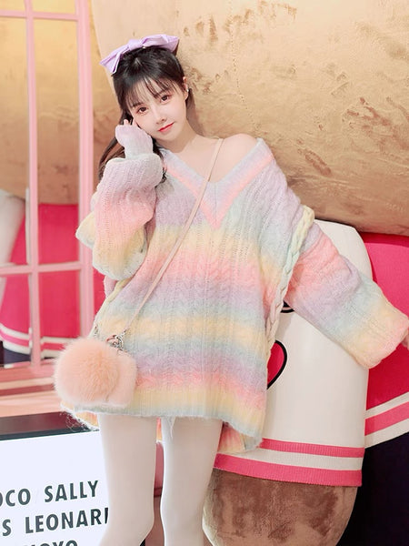 Sweet Rainbow Sweater