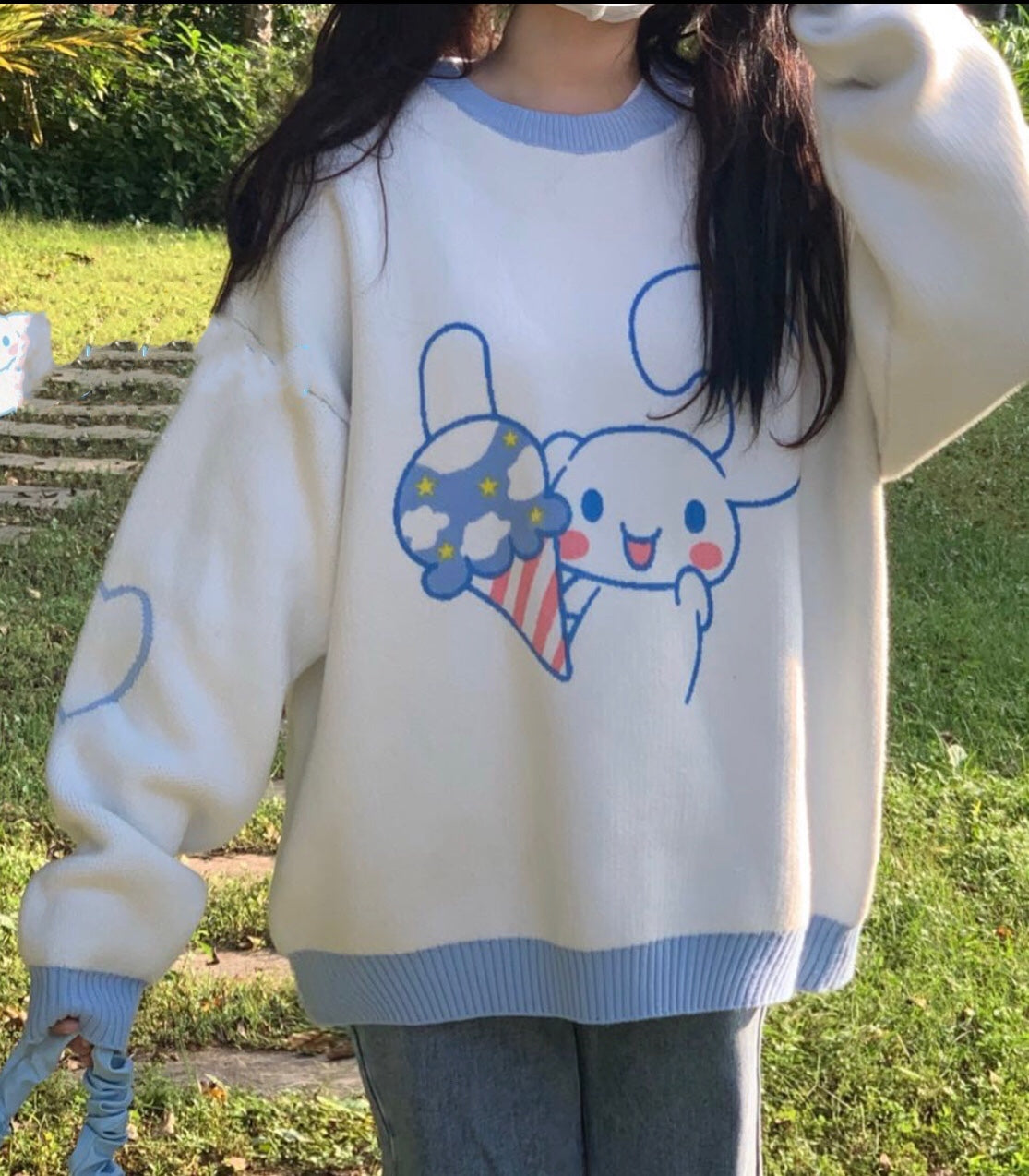 Happy Cinnamoroll Sweater