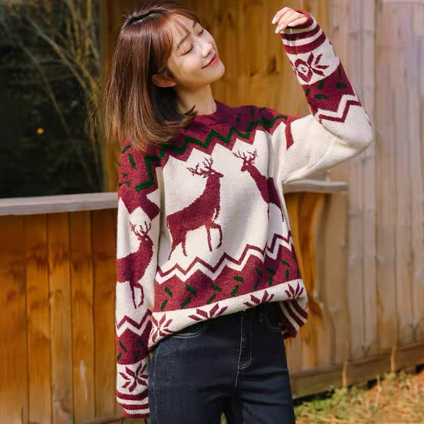 Cute Elk Sweater