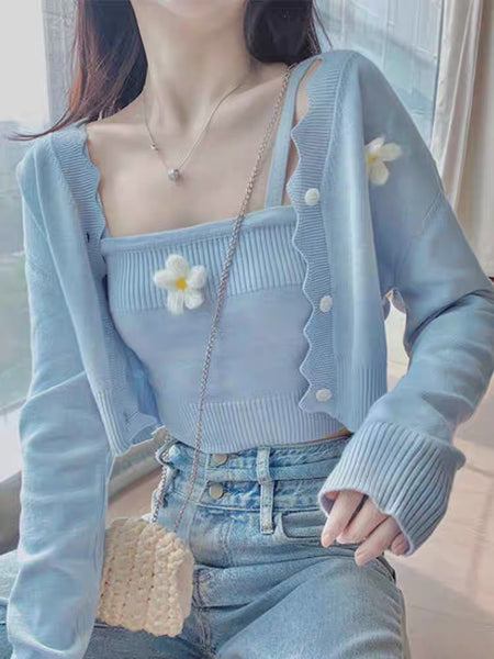 Cute Style Sweater Suit