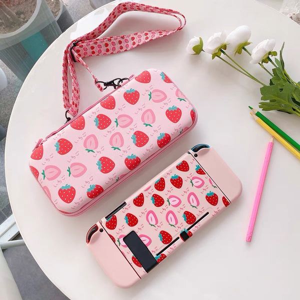 Strawberry Switch Case & Bag