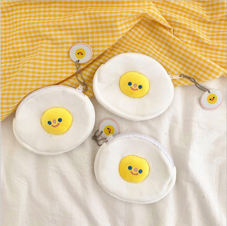 Kawaii Egg Coin Purse