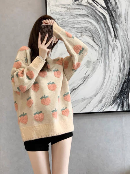 Cute Peaches Sweater