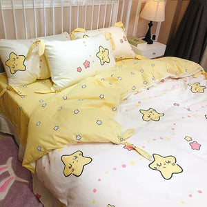 Cute Stars Bedding Set