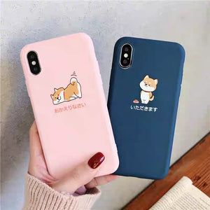 Funny Puppy Phone Case For Iphone6/6S/6P/7/7P/8/8plus/X/XS/XR/Xs max/11/11pro/11proMAX