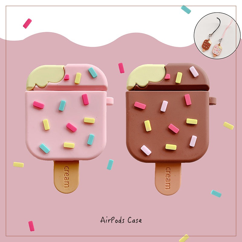 Ice cream Airpods Protector Case For Iphone