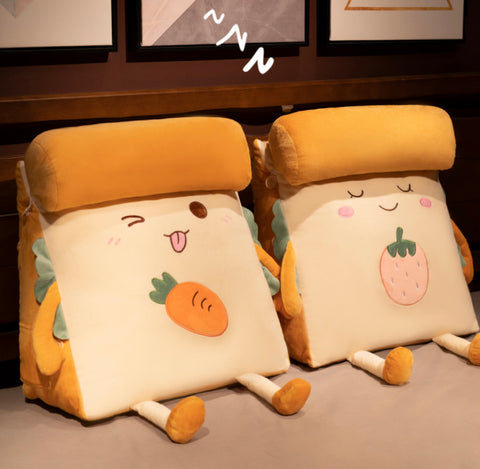 Cute Toast Pillow