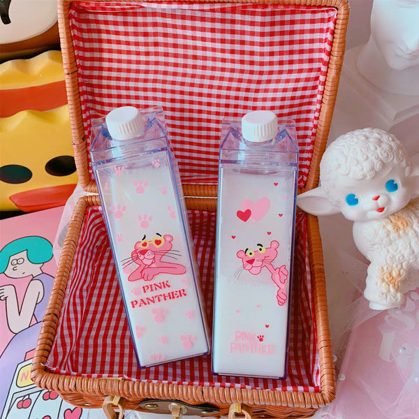 Pink Panther Milk Bottle