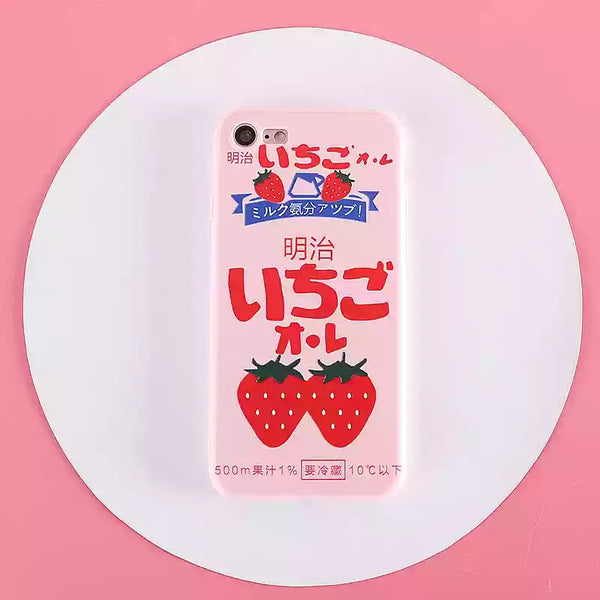 Strawberry Cake Phone Case For Iphone6/6s/6p/7/8/7/8plus/X/XS/XR/XSmax