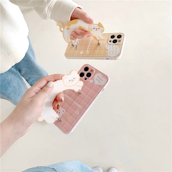 Cat Phone Case For Iphone7/7P/8/8plus/X/XS/XR/Xs max/11/11pro/11proMax/12/12pro/12mini/12proMax