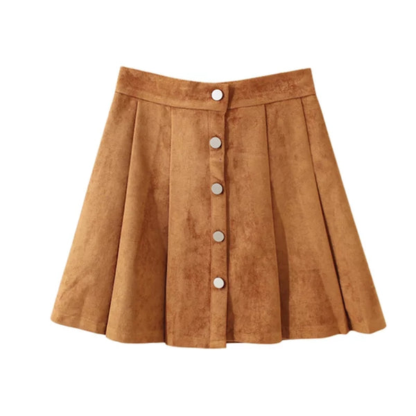 Single-Breasted Skirt
