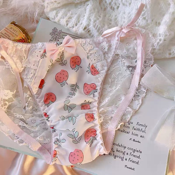 Cute Strawberry Underwear