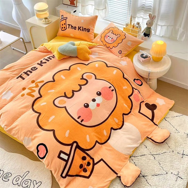 Kawaii Animal Bedding Set