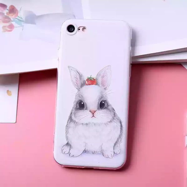 Kawaii Pet Phone Case For Iphone6/6S/6P/7/7P/8/8plus/X/XS/XR/Xs max