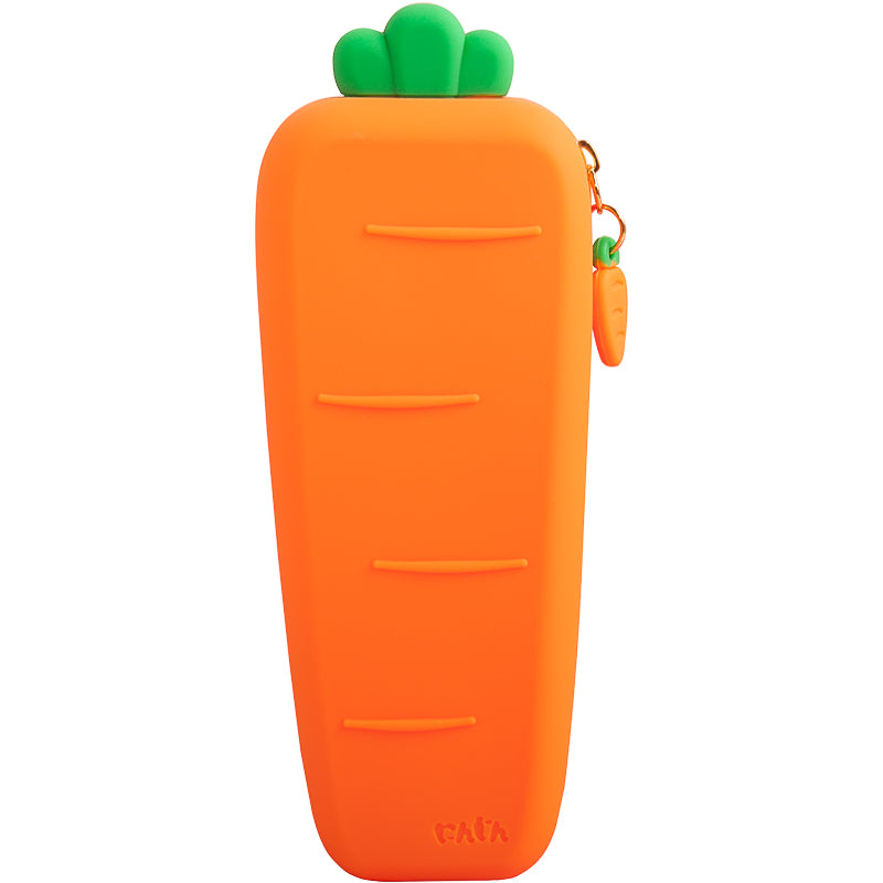 Carrot Silicon Pencil Case